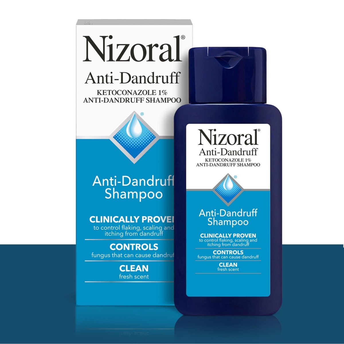 Cat Shop Boys - Nizoral Anti - Dandruff Shampoo with 1% Ketoconazole, Fresh Scent, 7 Fl Oz