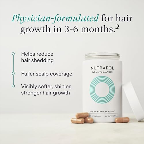 Cat Shop Boys - Nutrafol Women's Balance Hair Growth Supplements, Ages 45 and Up, Clinically Proven for Visibly Thicker Hair and Scalp Coverage, Dermatologist Recommended - 1 Month Supply