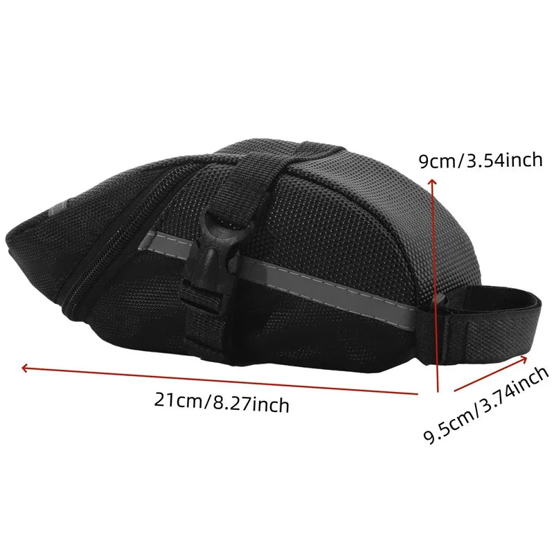 Cat Shop Boys - Nylon Bicycle Bag Waterproof Mountain Bike Saddle Storage Seat Rear Tool Pouch Outdoor Cycling Accessories