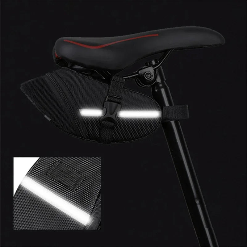 Cat Shop Boys - Nylon Bicycle Bag Waterproof Mountain Bike Saddle Storage Seat Rear Tool Pouch Outdoor Cycling Accessories