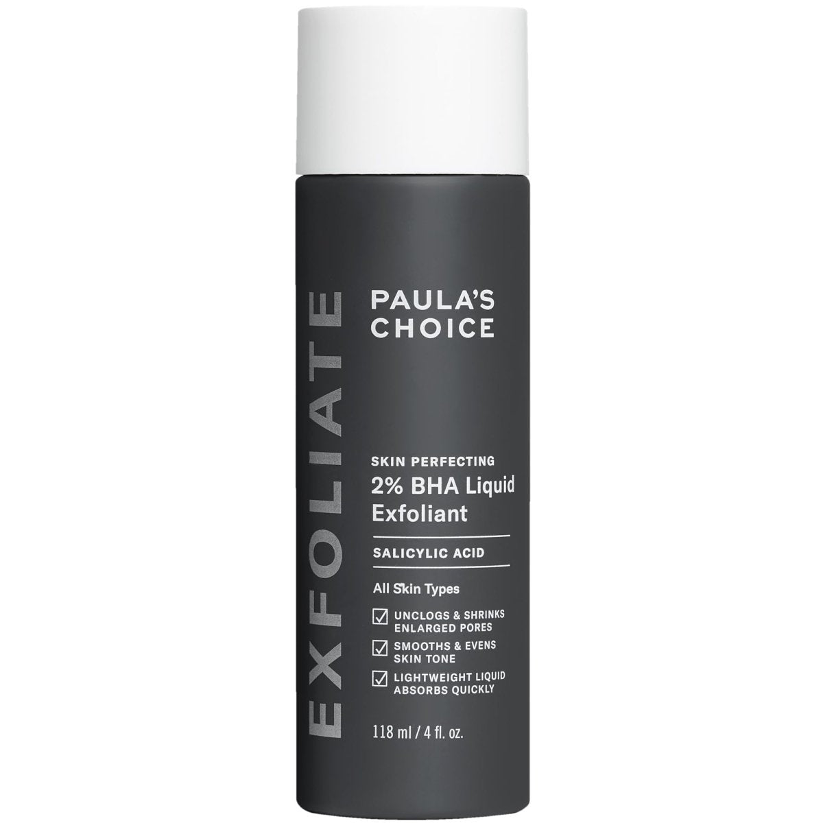 Cat Shop Boys - Paulas Choice - SKIN PERFECTING 2% BHA Liquid Salicylic Acid Exfoliant - Facial Exfoliant for Blackheads, Enlarged Pores, Wrinkles & Fine Lines, 4 oz Bottle