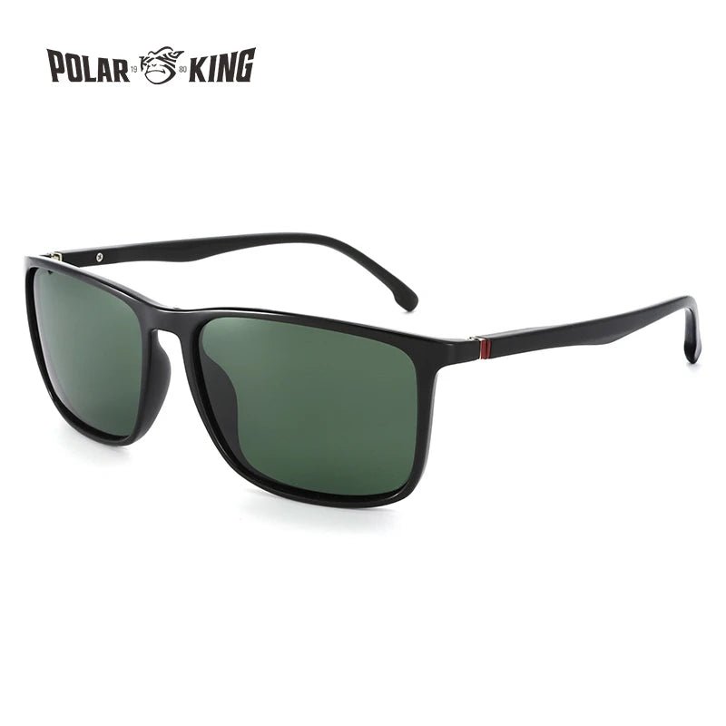 Cat Shop Boys - POLARKING Brand Metal Designer Polarized Sunglasses For Driving Men Oculos Square Sun Glasses For Men's Fashion Travel Eyewear