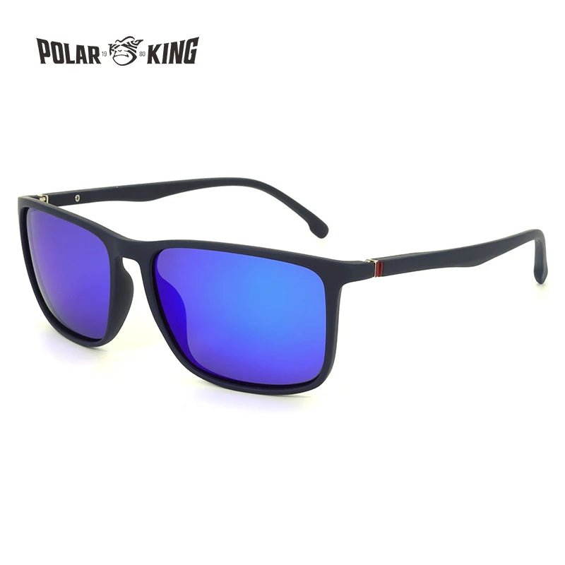 Cat Shop Boys - POLARKING Brand Metal Designer Polarized Sunglasses For Driving Men Oculos Square Sun Glasses For Men's Fashion Travel Eyewear