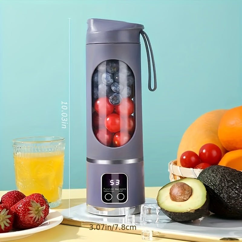 Cat Shop Boys - Portable USB - Rechargeable Blender & Juicer - Easy Clean, Perfect for Fruit & Vegetable Drinks, Milkshakes - 10.14oz to 16.91oz Capacity