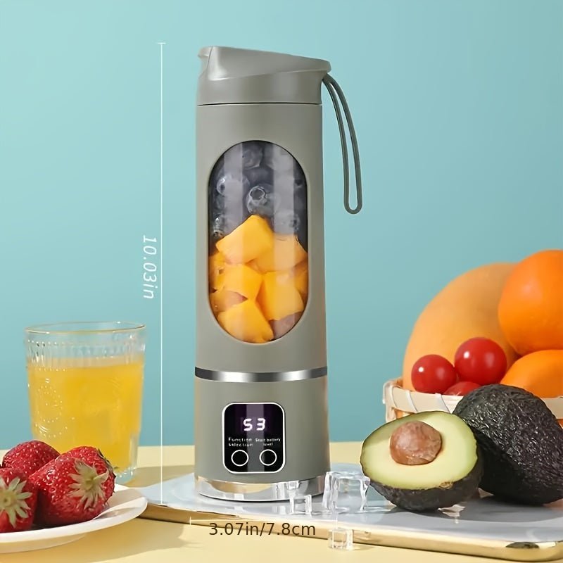 Cat Shop Boys - Portable USB - Rechargeable Blender & Juicer - Easy Clean, Perfect for Fruit & Vegetable Drinks, Milkshakes - 10.14oz to 16.91oz Capacity