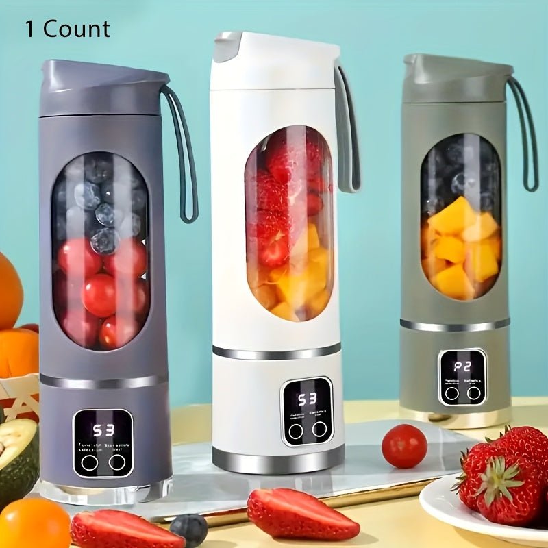 Cat Shop Boys - Portable USB - Rechargeable Blender & Juicer - Easy Clean, Perfect for Fruit & Vegetable Drinks, Milkshakes - 10.14oz to 16.91oz Capacity