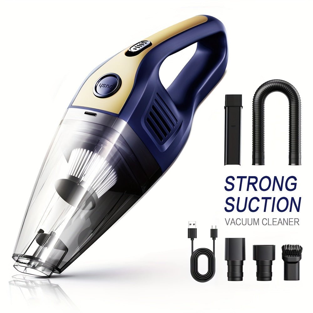 Cat Shop Boys - Portable Vacuum Cleaner Wireless Handheld Vacuum Cleaner for The Family Car, Powerful Suction USB Charging Mini Cleaning Vacuum Cleaner, Has a Variety of Accessories, Suitable for The Car, Home, Office And Other Slit Tools