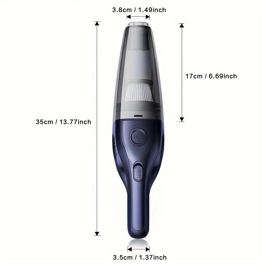 Cat Shop Boys - Portable Vacuum Cleaner Wireless Handheld Vacuum Cleaner for The Family Car, Powerful Suction USB Charging Mini Cleaning Vacuum Cleaner, Has a Variety of Accessories, Suitable for The Car, Home, Office And Other Slit Tools