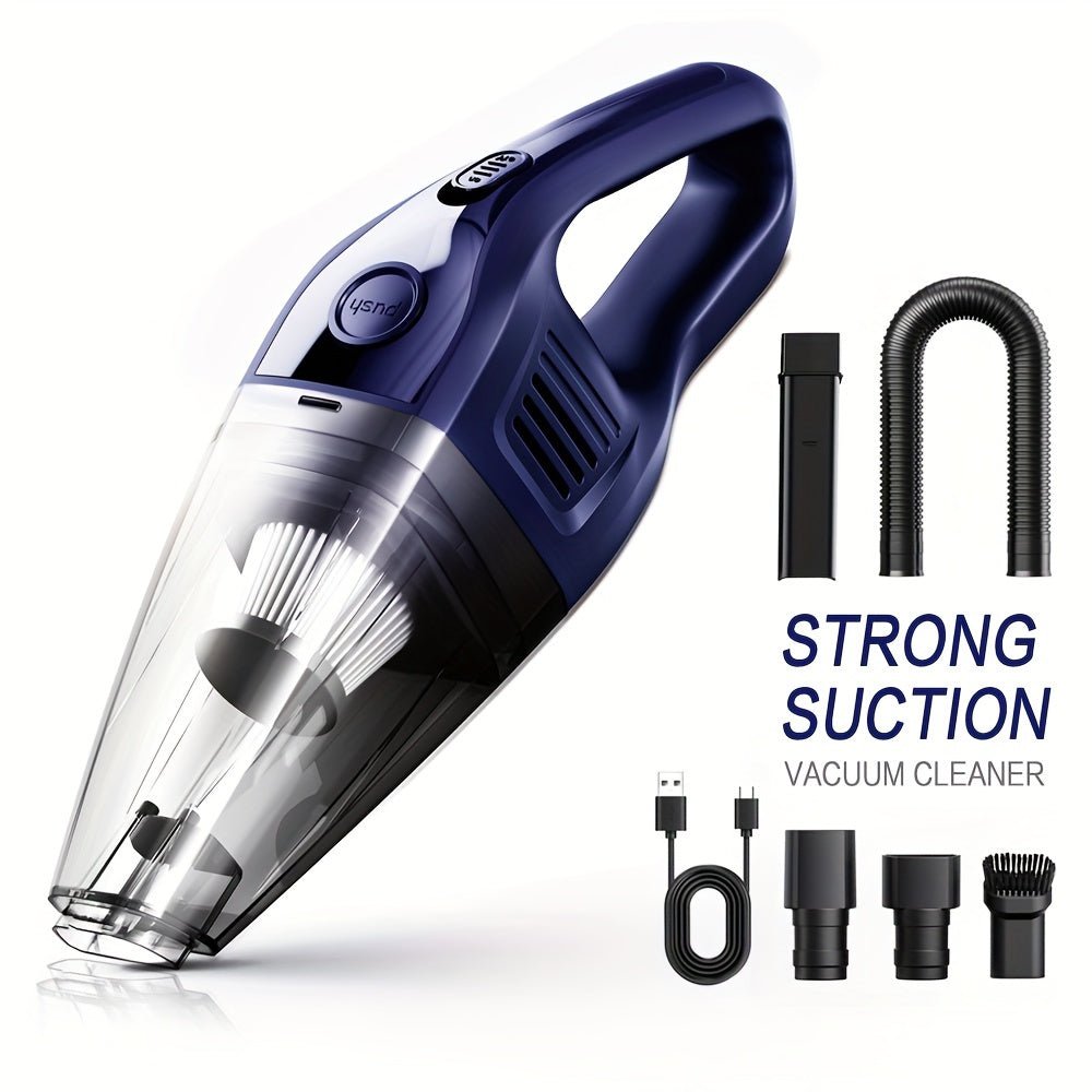 Cat Shop Boys - Portable Vacuum Cleaner Wireless Handheld Vacuum Cleaner for The Family Car, Powerful Suction USB Charging Mini Cleaning Vacuum Cleaner, Has a Variety of Accessories, Suitable for The Car, Home, Office And Other Slit Tools