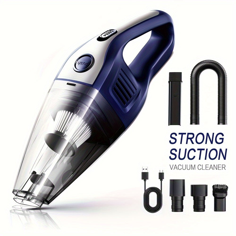 Cat Shop Boys - Portable Vacuum Cleaner Wireless Handheld Vacuum Cleaner for The Family Car, Powerful Suction USB Charging Mini Cleaning Vacuum Cleaner, Has a Variety of Accessories, Suitable for The Car, Home, Office And Other Slit Tools