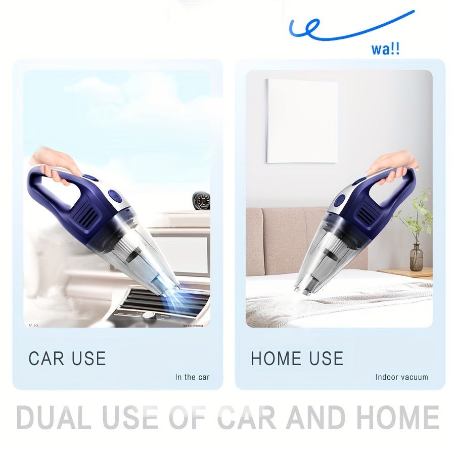 Cat Shop Boys - Portable Vacuum Cleaner Wireless Handheld Vacuum Cleaner for The Family Car, Powerful Suction USB Charging Mini Cleaning Vacuum Cleaner, Has a Variety of Accessories, Suitable for The Car, Home, Office And Other Slit Tools