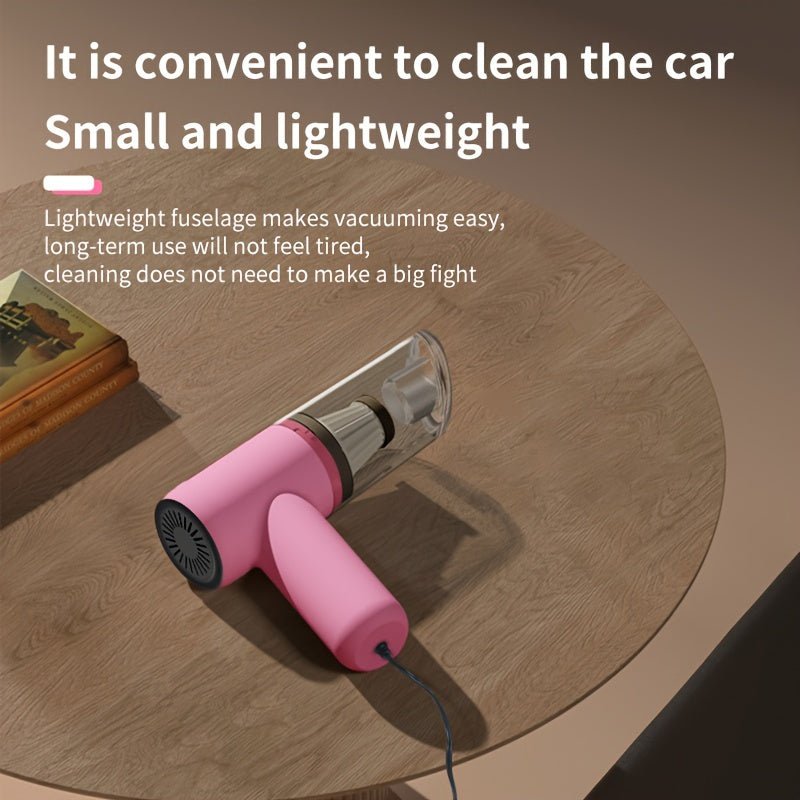 Cat Shop Boys - Powerful 12V Handheld Car Vacuum - Compact, Wired Design for Easy Dust & Pet Hair Removal, Includes Accessories Kit