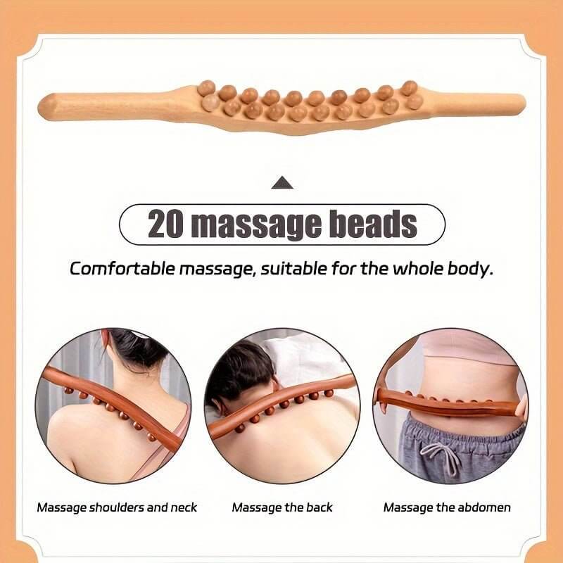 Cat Shop Boys - Premium Yoga Recovery Massage Stick - Deep Muscle Relaxation & Fitness Repair, Ideal for Waist/Abdomen/Legs/Hands/Back Body Shaping, Perfect Gift for Men, Women, Mother's Day