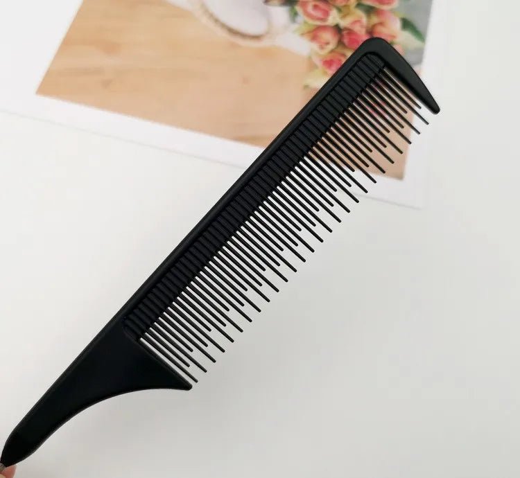 Cat Shop Boys - Professional Hair Tail Combs Stainless Steel Salon Cut Styling Comb Spiked Hair Care Styling Tools Barber Accessories Fine Teeth