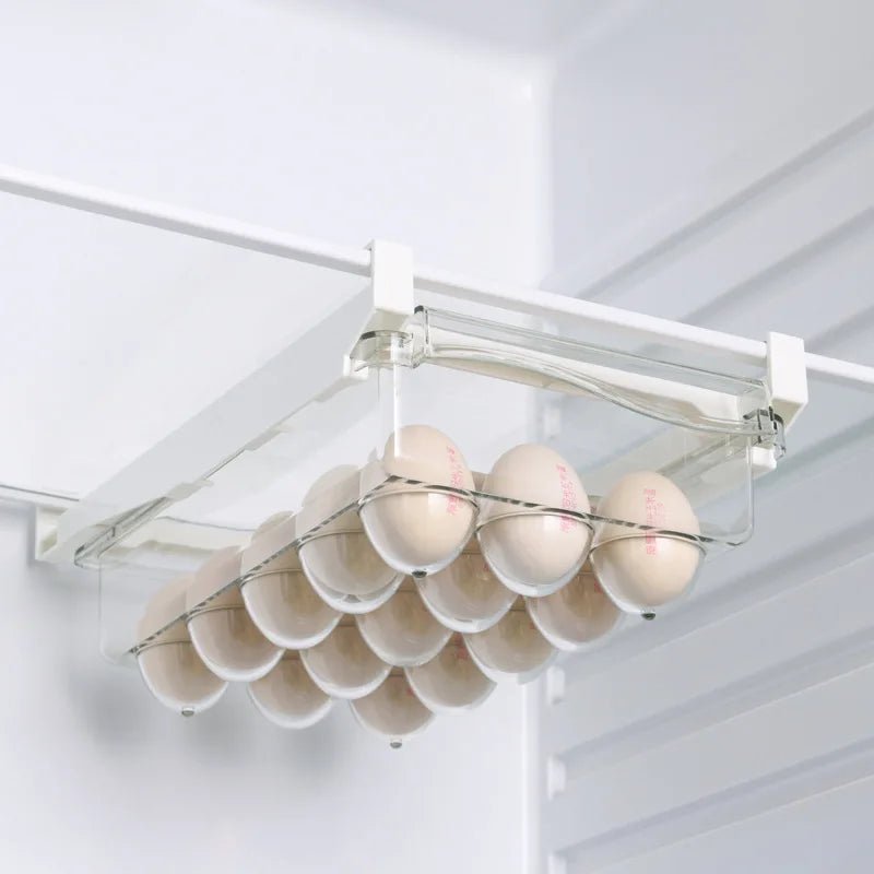 Cat Shop Boys - Refrigerator Egg Storage Box Drawer Style Food Fruit Egg Rack Egg Holder Household Plastic Fresh - keeping Box