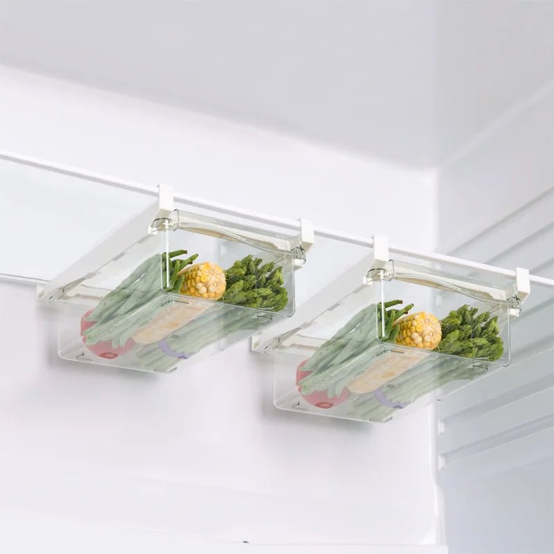 Cat Shop Boys - Refrigerator Egg Storage Box Drawer Style Food Fruit Egg Rack Egg Holder Household Plastic Fresh - keeping Box