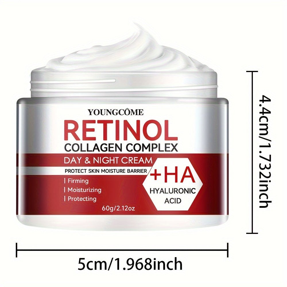 Cat Shop Boys - Retinol & Collagen Hydrating Cream - 60g | Deep Moisture for Dry, Rough Skin | Makes Skin Silky & Radiant | Hypoallergenic with Glycerin, Vitamin E & Hyaluronic Acid