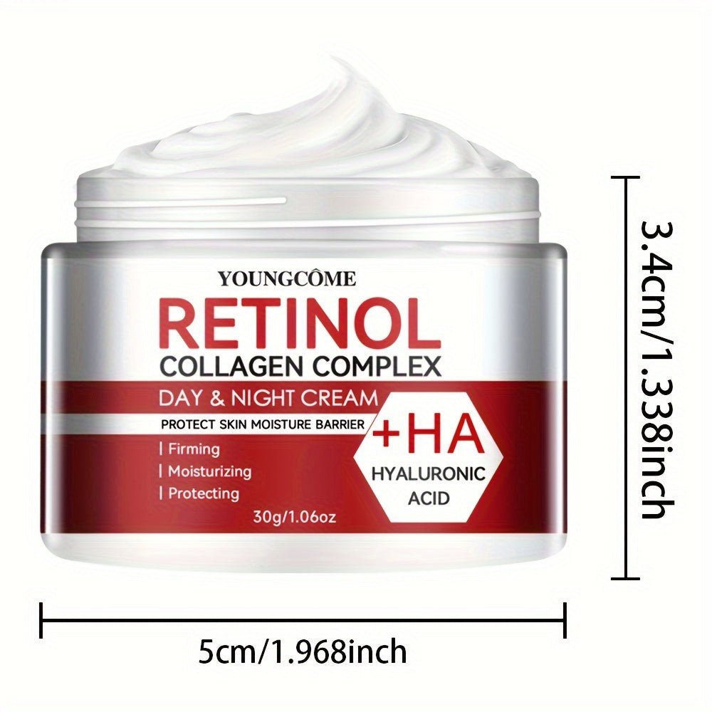 Cat Shop Boys - Retinol & Collagen Hydrating Cream - 60g | Deep Moisture for Dry, Rough Skin | Makes Skin Silky & Radiant | Hypoallergenic with Glycerin, Vitamin E & Hyaluronic Acid