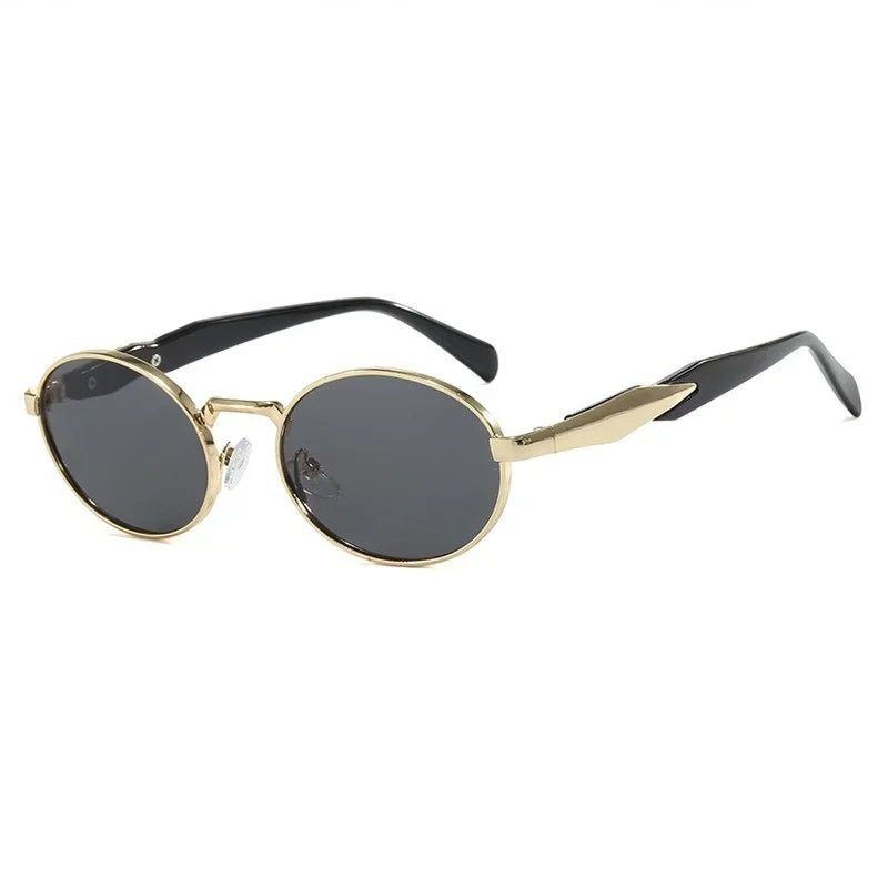 Cat Shop Boys - Retro Round Metal Sunglasses Women Glasses New Fashion Leopard Sun Glasses Trendy Brand Designer Eyewear Female Male UV400