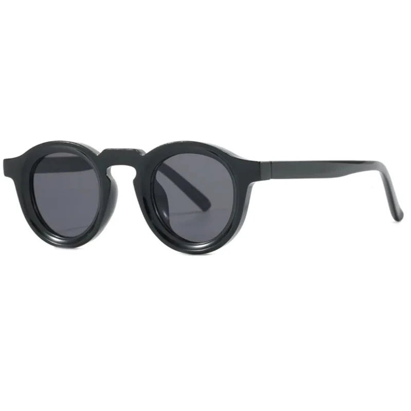 Cat Shop Boys - Round Sunglasses Women Men Punk Shades Retro Trending Sun Glasses Clear Lens Frame UV400 Female