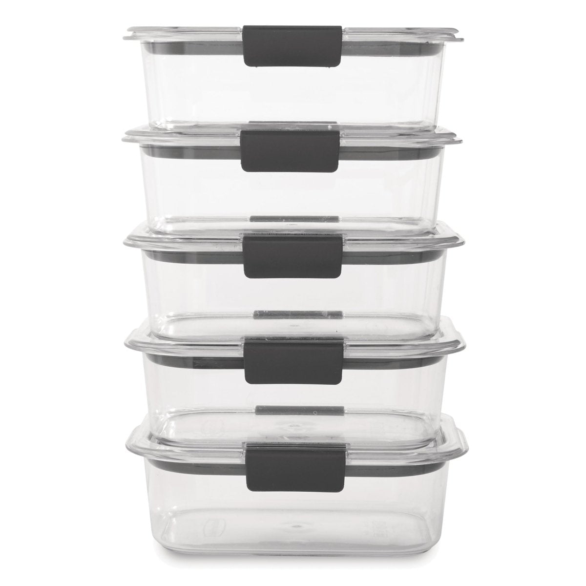 Cat Shop Boys - Rubbermaid Brilliance Food Storage Containers, BPA Free, Airtight Lids, Ideal for Lunch, Meal Prep & Leftovers, Set of 5 (3.2 Cup)