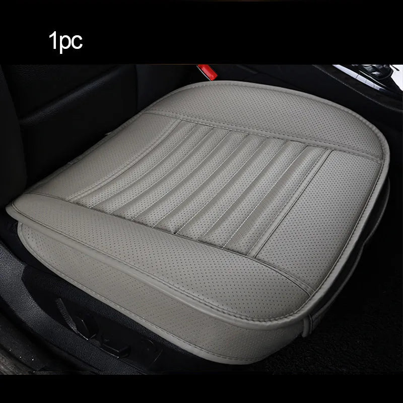 Cat Shop Boys - SEAMETAL Leather Seat Covers Car Cushion Four Seasons Automobiles Seat Cover Universal Pad Mats Protector for Car Seat