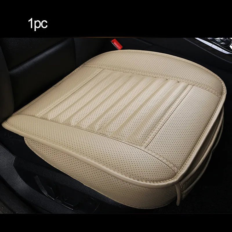 Cat Shop Boys - SEAMETAL Leather Seat Covers Car Cushion Four Seasons Automobiles Seat Cover Universal Pad Mats Protector for Car Seat