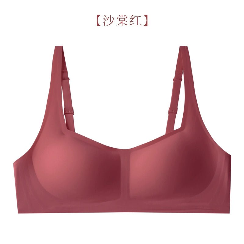 Cat Shop Boys - Seamless Wireless One - Piece Ladies Intimates Vest Bra Breasts Contracting Gathered Bra Young Adult Student