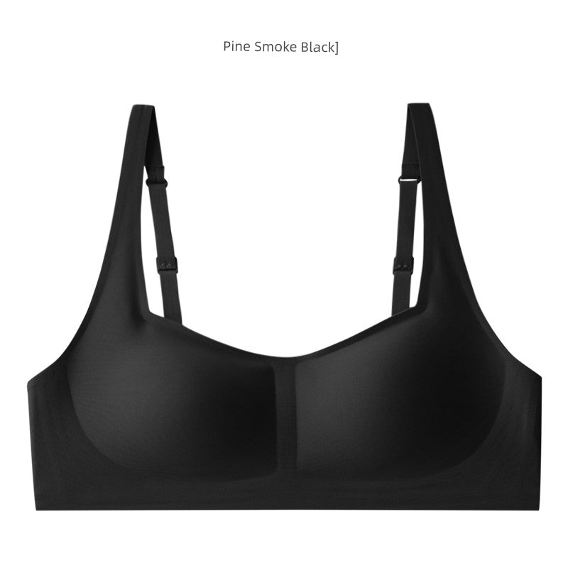 Cat Shop Boys - Seamless Wireless One - Piece Ladies Intimates Vest Bra Breasts Contracting Gathered Bra Young Adult Student