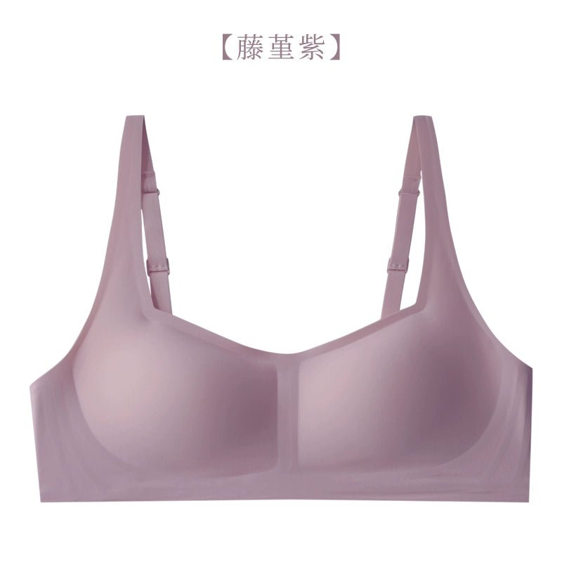 Cat Shop Boys - Seamless Wireless One - Piece Ladies Intimates Vest Bra Breasts Contracting Gathered Bra Young Adult Student