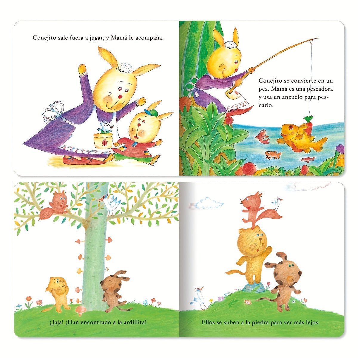 Cat Shop Boys - Set Of 10, Spanish Picture Books With Ten Short Stories - Published By Sunshine Children's Educational Association - Release Date: 2023 - 06 - 15