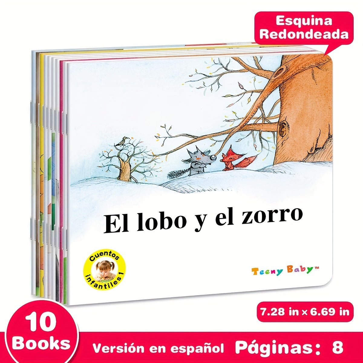 Cat Shop Boys - Set Of 10, Spanish Picture Books With Ten Short Stories - Published By Sunshine Children's Educational Association - Release Date: 2023 - 06 - 15