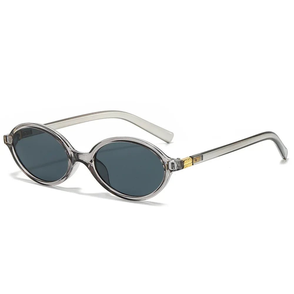 Cat Shop Boys - Sexy Retro Small Oval Sunglasses Women Men Rivets Shades Fashion Eyewear Luxury Sun Glasses UV400 Female