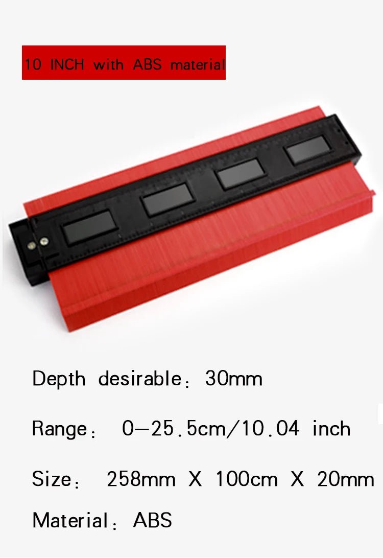 Cat Shop Boys - Shape Contour Gauge Duplicator Profile Measuring Tool Contour Duplication Gauge Contour Template Plastic Contour Copy Duplicator