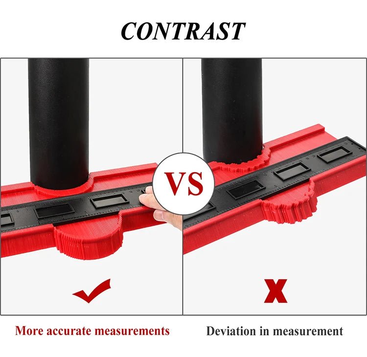 Cat Shop Boys - Shape Contour Gauge Duplicator Profile Measuring Tool Contour Duplication Gauge Contour Template Plastic Contour Copy Duplicator