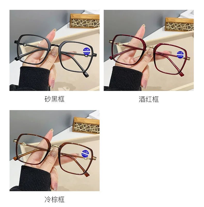 Cat Shop Boys - Shatar Reading Glasses Anti Blue Light High Grade Comfortable Elegant Temperament Presbyopia Glasses For Men And Women