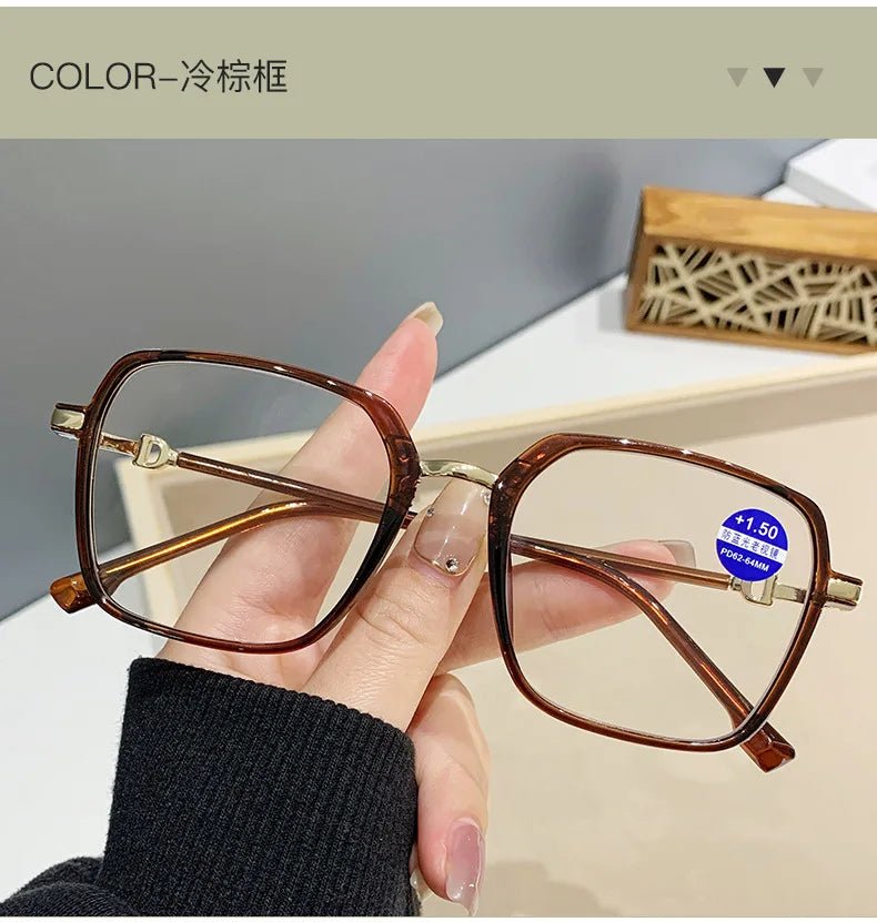 Cat Shop Boys - Shatar Reading Glasses Anti Blue Light High Grade Comfortable Elegant Temperament Presbyopia Glasses For Men And Women