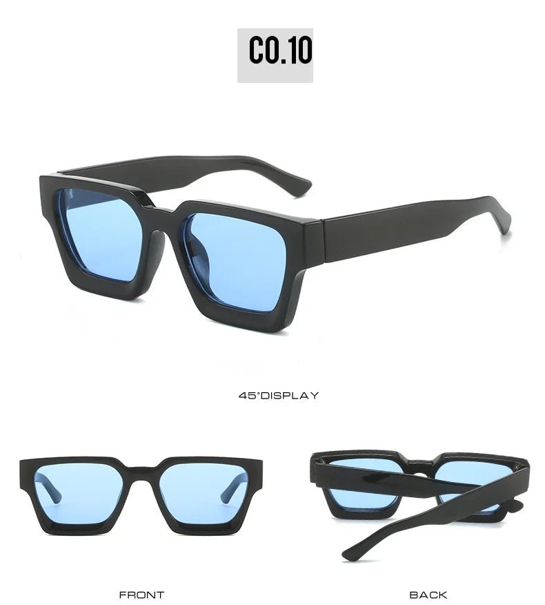 Cat Shop Boys - SHAUNA Ins Popular Women Square Sunglasses Retro Men Tinted Shades UV400