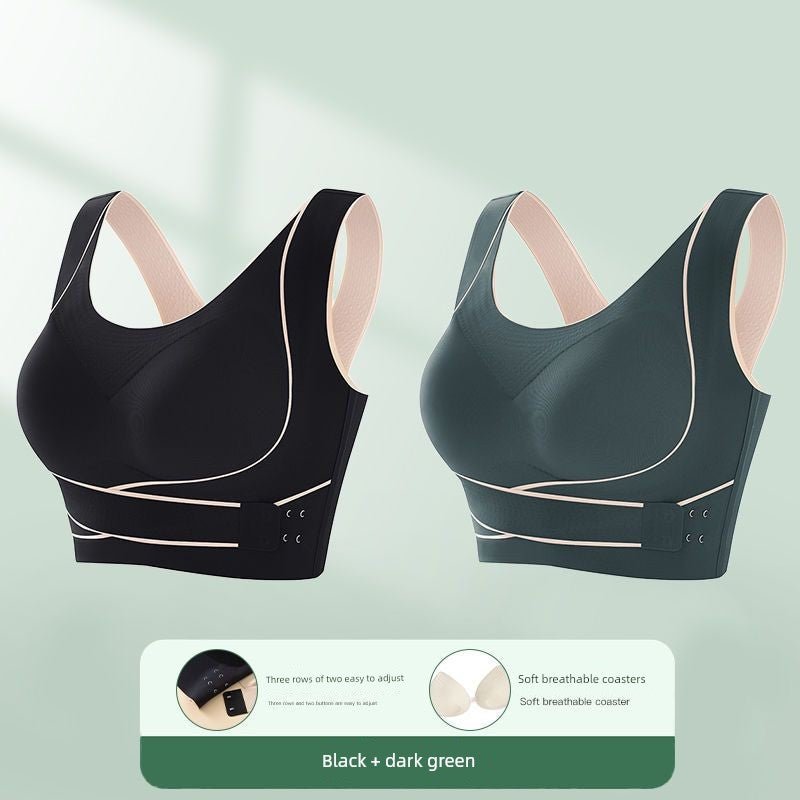 Cat Shop Boys - Small Chest Push up Sports Push - up Yoga Women's Intimates Seamless Beautiful Back Breast Holding Adjustable Wireless Bra