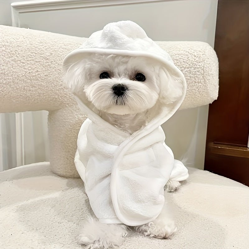 Cat Shop Boys - Small to Medium Super Absorbent Quick Dry Bathrobe for Dogs and Cats - Soft, All - Season Comfort with Secure Magic Tape Closure