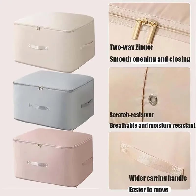 Cat Shop Boys - Space Saving Self Compression Organizer Closet Organizer Clothes Storage Bag for Comforters Bedding Blankets Clothing Pillows