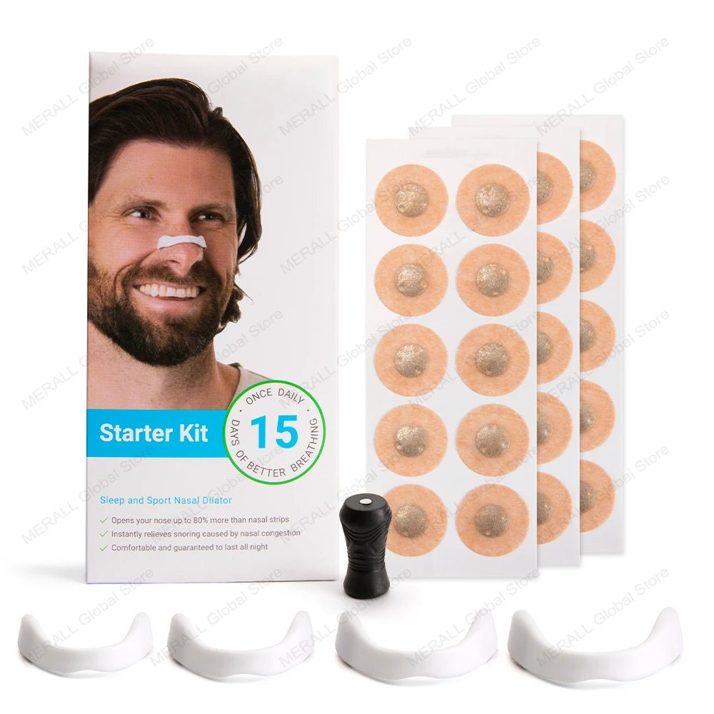 Cat Shop Boys - Sport Nasal Dilator Sleep Nasal Breathing Dilators Starter Kit Nose Breathe Strips Magnetic Nasal Strips Reduce Snoring