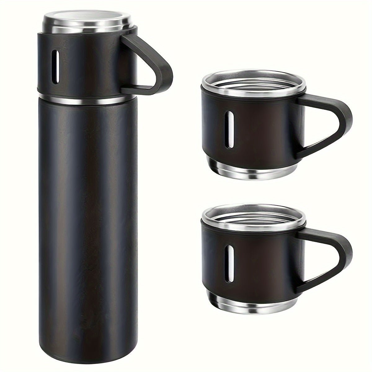 Cat Shop Boys - Stainless Steel Bottle 500ml/16.9oz Insulation Perfect for Hot And Cold Drinks, Perfect for Business And School One Three - lid Portable Stylish Off - the - shelf Business Event Gift Set Stainless Steel Mug