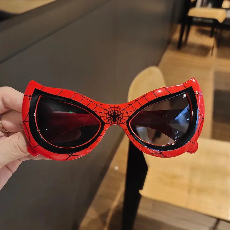 Cat Shop Boys - Sunglasses for Kids Cute Sunglass Super Hero Cartoon Glasses Personality Uv Protection Eyewear Trendy Children's Sunglasses