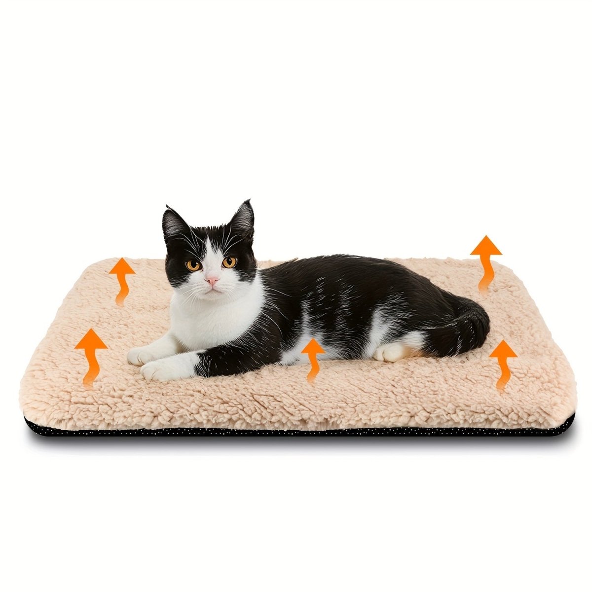 Cat Shop Boys - Super Soft Self Warming Small Medium Cat Dog Bed, Thermal Washable Anti - Slip Self Heating Pet Kennel Pad for Indoor Outdoor Sleeping