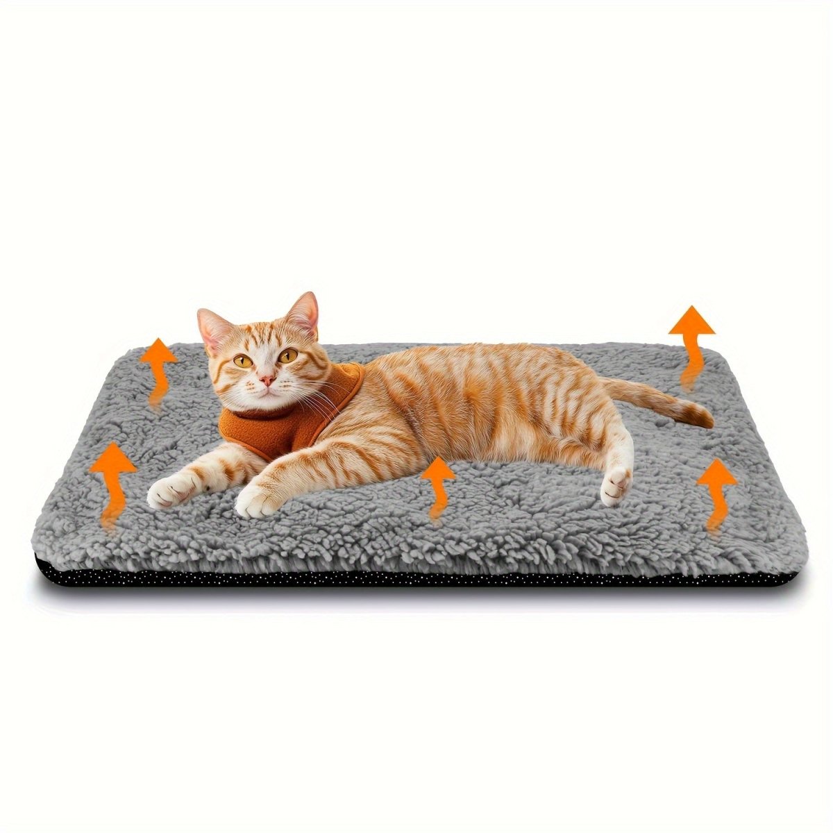 Cat Shop Boys - Super Soft Self Warming Small Medium Cat Dog Bed, Thermal Washable Anti - Slip Self Heating Pet Kennel Pad for Indoor Outdoor Sleeping