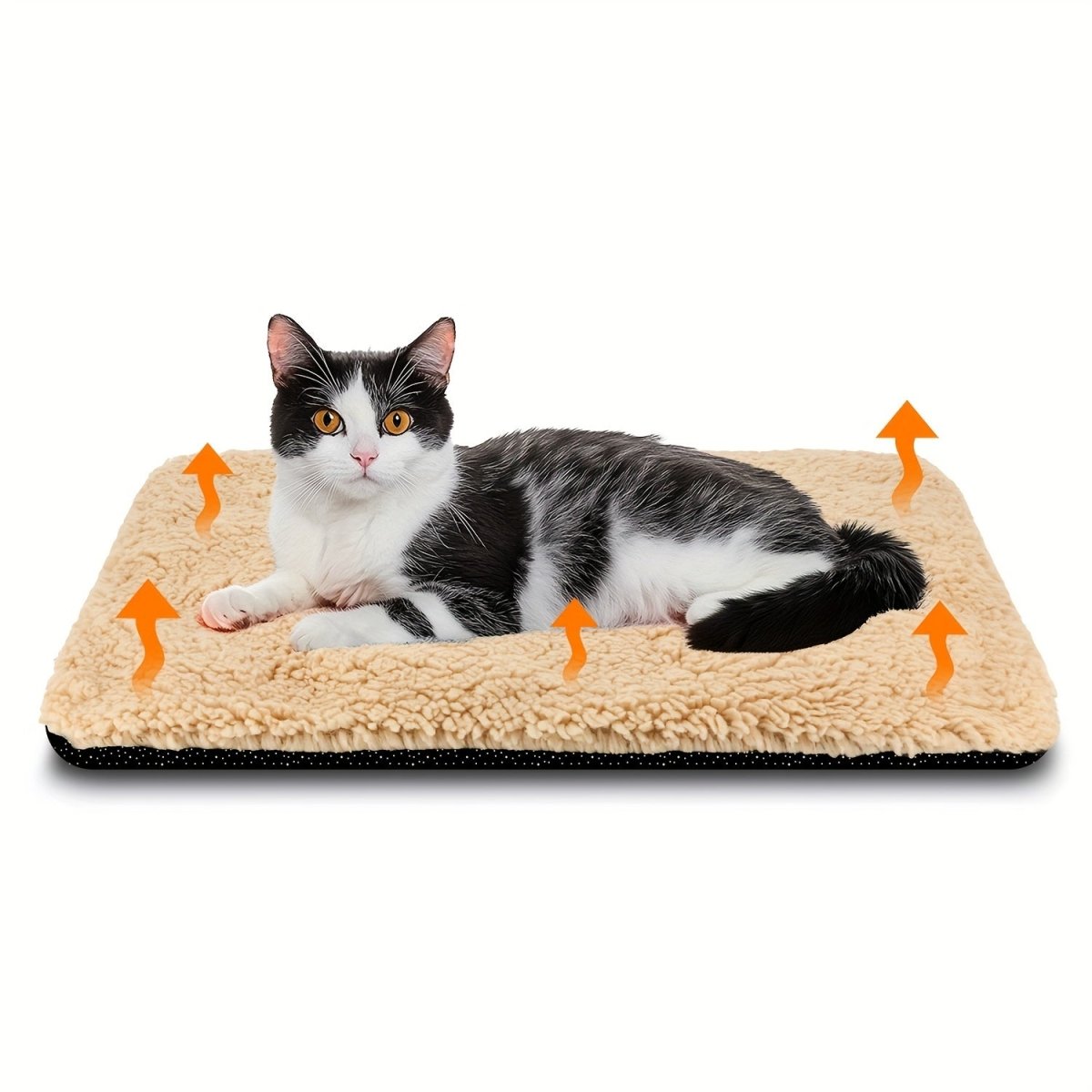 Cat Shop Boys - Super Soft Self Warming Small Medium Cat Dog Bed, Thermal Washable Anti - Slip Self Heating Pet Kennel Pad for Indoor Outdoor Sleeping