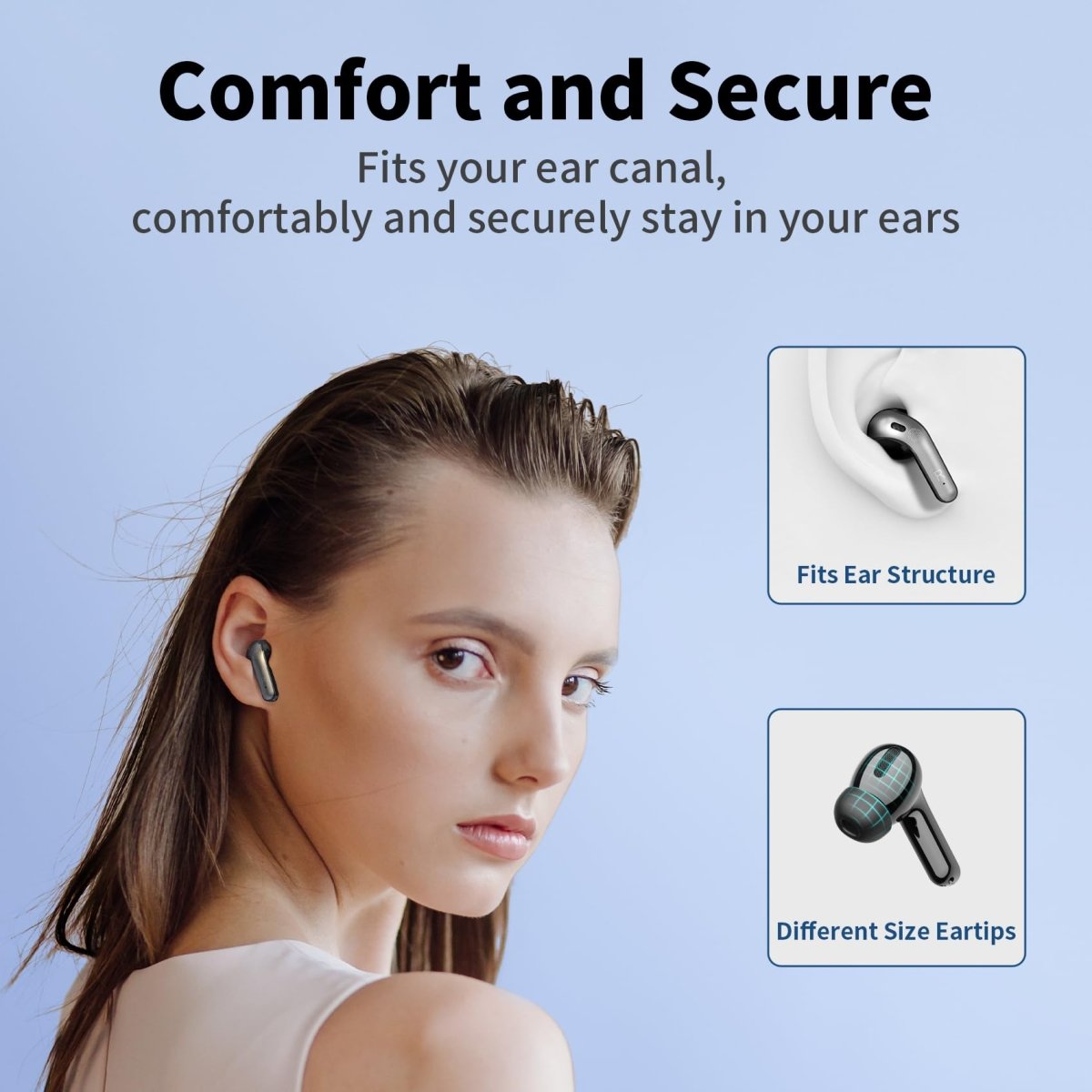 Cat Shop Boys - TAGRY Bluetooth Headphones True Wireless Earbuds 60H Playback LED Power Display Earphones with Wireless Charging Case IPX5 Waterproof in - Ear Ear buds with Mic for TV Smart Phone Laptop Computer Sports