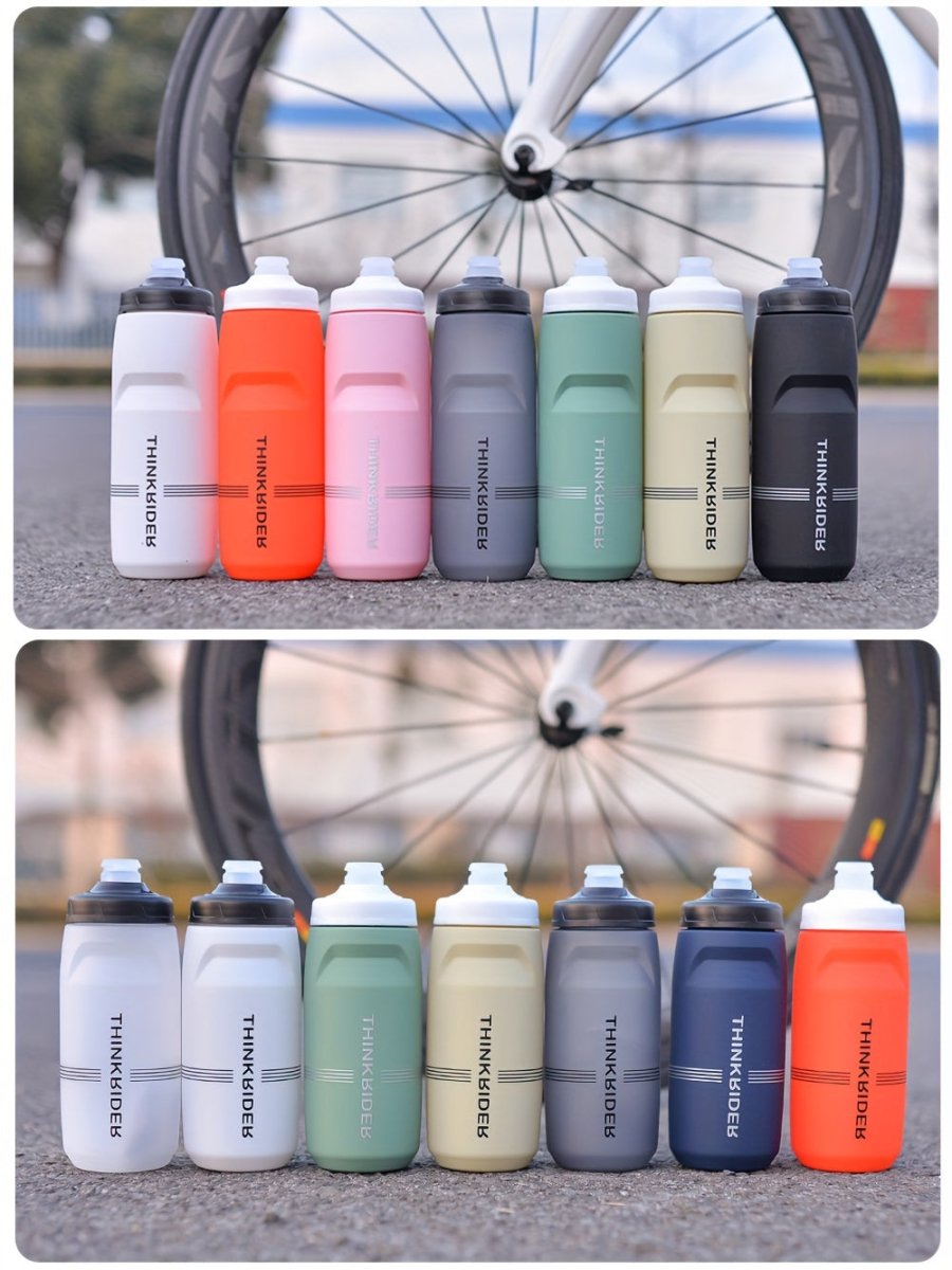 Cat Shop Boys - ThinkRider 20.96oz/25.36oz Bicycle Bottle, MTB Road Bike Water Bottle, Outdoor Sports Plastic Portable Large Capacity