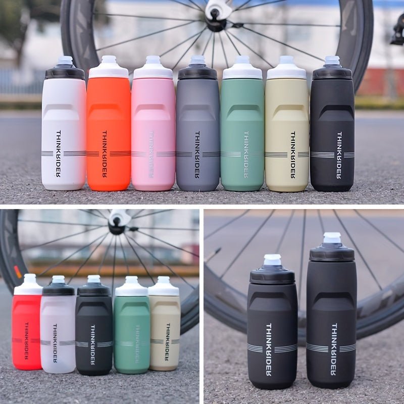 Cat Shop Boys - ThinkRider 20.96oz/25.36oz Bicycle Bottle, MTB Road Bike Water Bottle, Outdoor Sports Plastic Portable Large Capacity